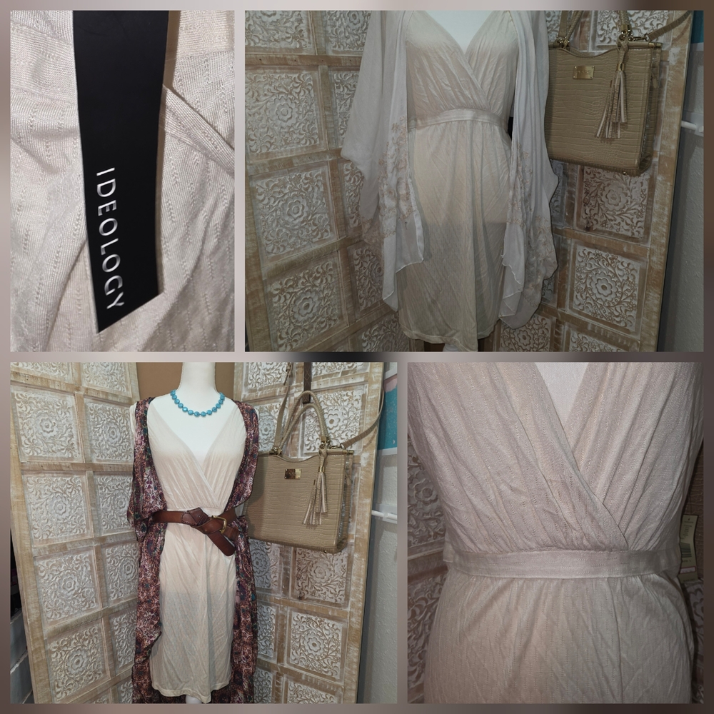 Ideology Cream Women's Dress